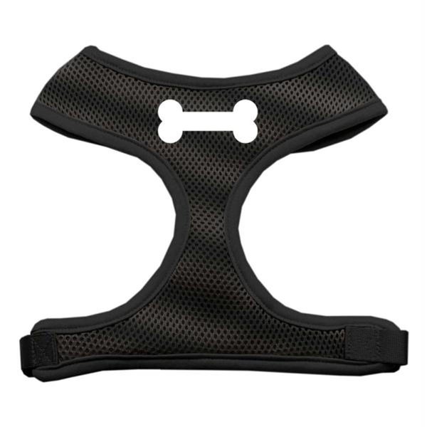 Unconditional Love Bone Design Soft Mesh Harnesses Black Medium UN2446928
